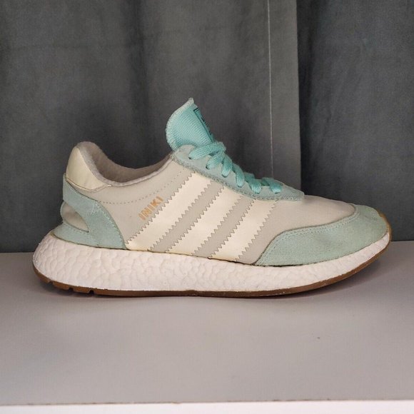 ADIDAS INIKI Runner Boost Easy Green BA9994 US WOMENS 7.5 MENS 6.5 - Picture 5 of 9